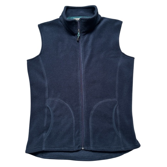 Woolrich Jackets & Blazers - Woolrich Women’s Andes Fleece Navy Blue Zip Up Vest Small